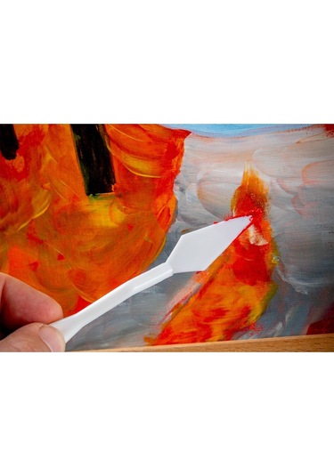 Mm Plastik Spatula Seti Discovery 5li Açık Kahverengi