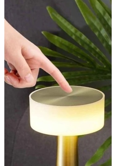 Ct 8436 Cata Denver Şarjli Masa Lambası 3 Renk Beyaz