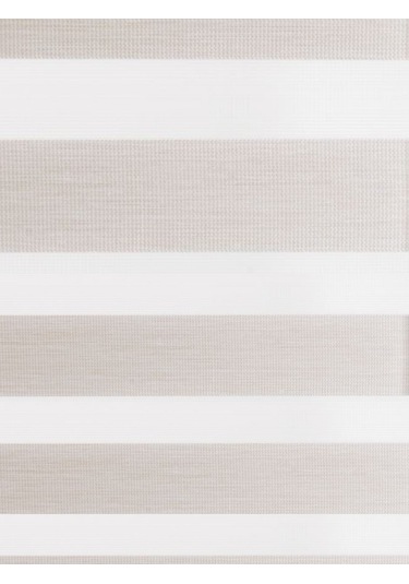 Krem Bambu Zebra Perde Krem