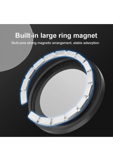 Wondernest R-just Hz10 Küçük Kasırga Manyetik Araç Telefon Tutucu - Ahşap Tasarım Odun