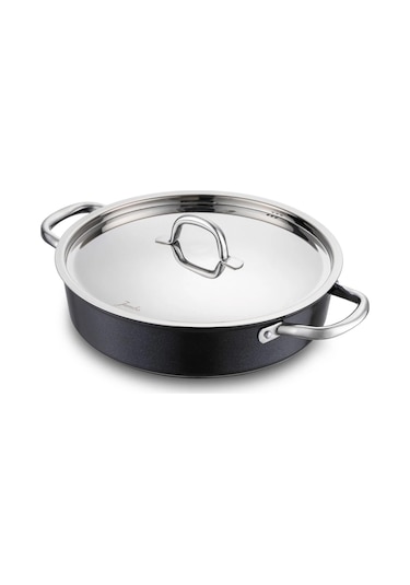 Jumbo Swiss Crystal Siyah 5 Parça Tencere Seti Siyah