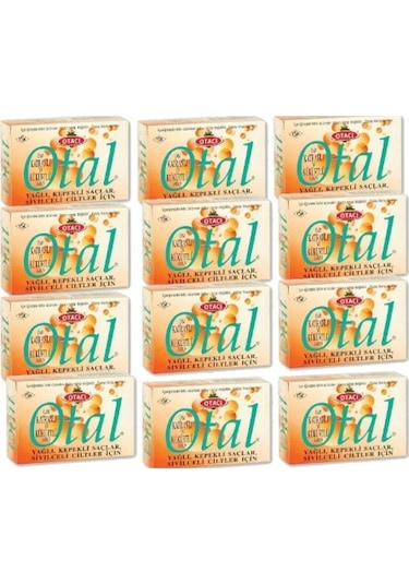 Otacı Otal Çam Katranlı ve Kükürtlü Sabun 12 x 80 G