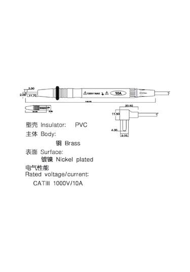 Ic-242 Ölçü Aleti Probu 2'li Set