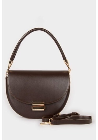 DeFacto Kadın Suni Deri El Çantası D4079AXNSBN45 Kahverengi