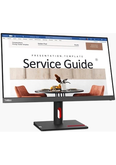 Lenovo 23.8" Thinkvision 63dekat3tk 6 Ms 100 Hz Hdmı+vga Led Monitör