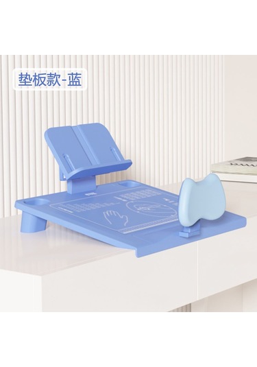 Öğrenciler Oturma Duruşu Düzeltici İçin Masaüstü Çalışma Standı Mavi