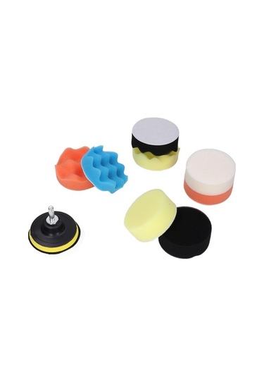 Besthome1 3 İnç Araba Cilalama Seti: Köpük Ve Yün Pedler, Parlatma, Cilalama Ve Koruma