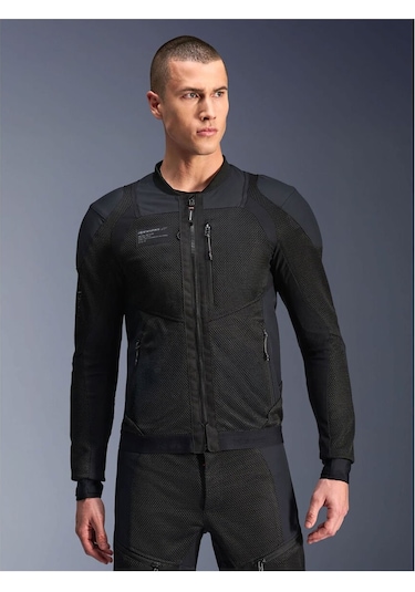 Alpinestars Troop-air Pro Korumalı Motosiklet Montu Siyah Siyah
