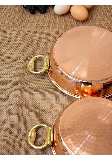 Modabakır Bakır Tava 14-16 Cm Bakır