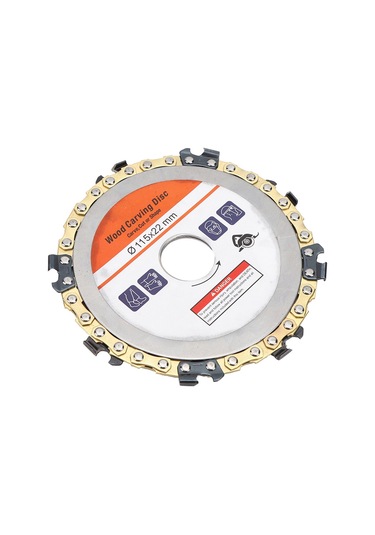 Padalink Karbür 8 Dişli Zincir Testere Diski - 115mm 4.5" Açımlı Zımpara Uyumlu, Ahşap/plastik Kesim, Hızlı Atık Temizliği, Verimlilik Artırıcı