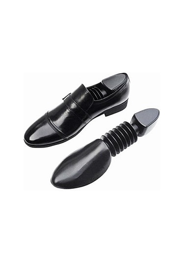 44-45 Numara Körüklü Plastik Erkek Ayakkabı Kalıbı Siyah