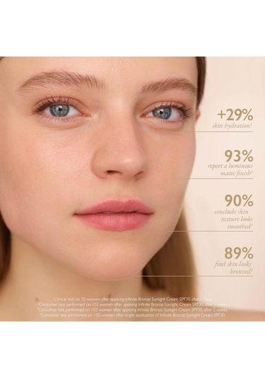 Lancaster Infinite Bronze Tinted Protection Sunlight Cream Spf30 Medium/dark Shade 50 Ml Renkli Güneş Koruyucu