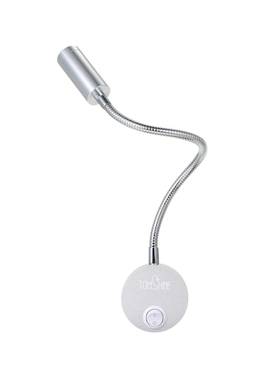 Springsun 360 Ayarlanabilir 3w Led Duvar Lambası - Yatak Odası, Kafe Ve Dolaplar İçin Enerji Tasarruflu Aydınlatma Siyah