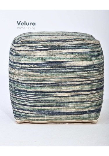 Shiro Aqua Blue - Puf Mavi