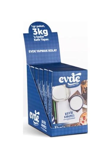 Evde Kefir Mayası 6'lı Paket 5 Adet 1 G