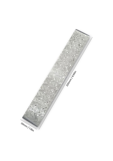 Şam Çelik Kütük Desenli Çelik Kesici Embriyo Dövme E16915-2