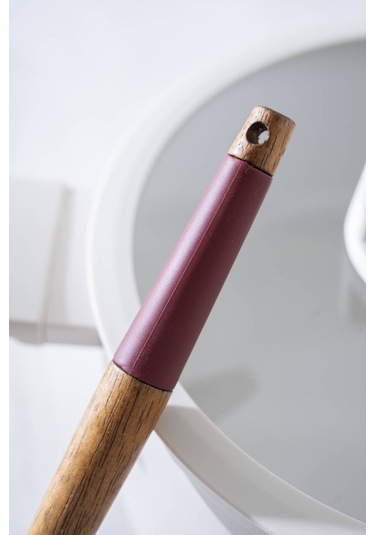 Evero Silikon Düz Spatula - 29 Cm Kırmızı