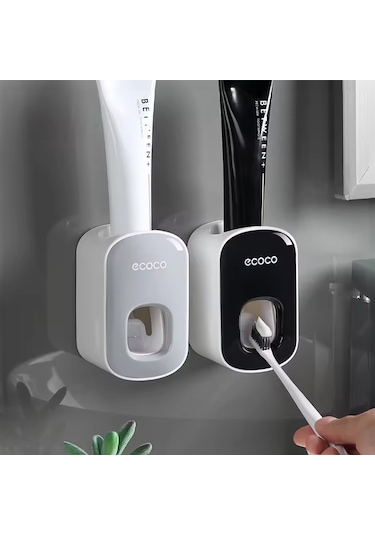 Ecoco Gri Diş Macunu Sıkacağı Beyaz
