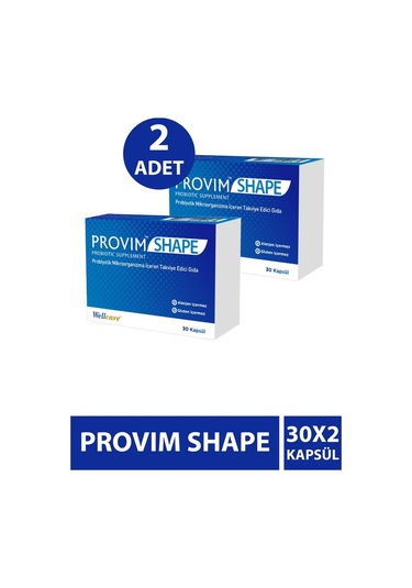 Wellcare Provim Shape 2 x 30 Kapsül