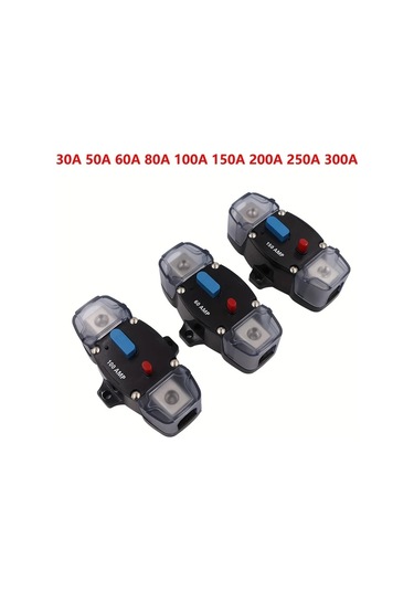 Oldfriend 80a Otomatik Devre Kesici 12-48v Agu Tipi Stereo Amplifikatör 4ga Sigorta Tutucu