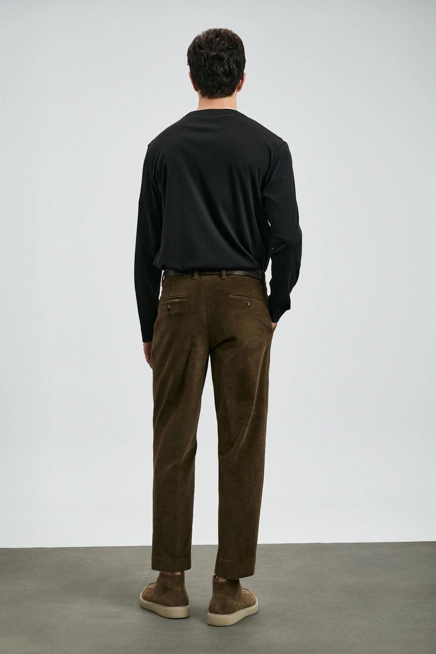 Lufian Sara Erkek Uzun Kol T- Shırt Siyah Siyah 112020057100100 Siyah