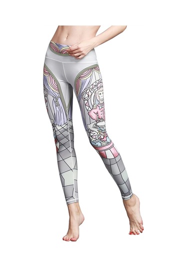 Paıyıge Yoga Pantolon Kadın Baskılı Maymun Hk63