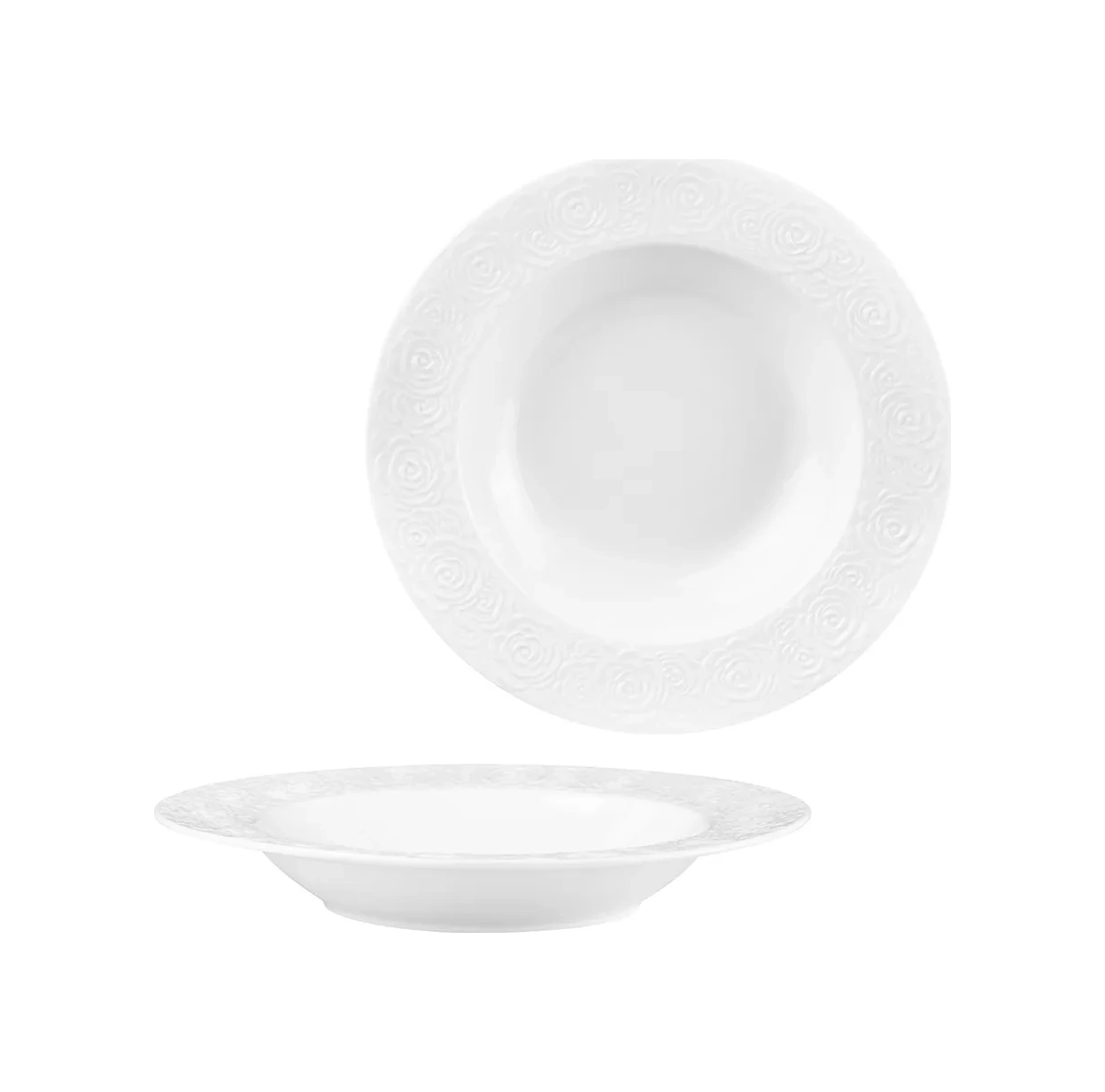 Elan Gallery Çorba Kasesi "gül" 2 Adet, 400 Ml 10691181 Beyaz