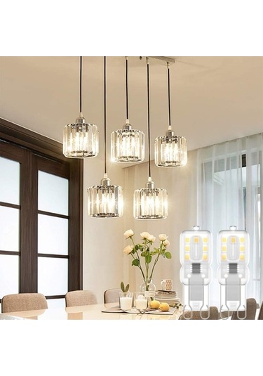 G9 Led-lampa, 220v Naturvit 5500k 3w 8'li Paket - Perfet