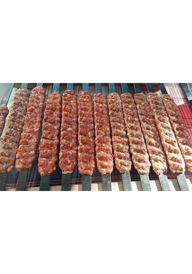 Mobilreyon 5 Adet Adana Kebap Şişi 70 Cm , Kıyma Şiş Beyti Silme