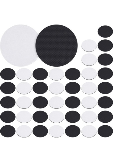 Ulzyvf Yuvarlak Sublimasyon Sublimasyon Siyah Boş Boş Beyaz Bardak Bardak Altlığı Altlığı Adet 42 - Mm Beyaz - Siyah