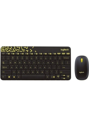 Trendooze Set Optik Multimedya Mouse Mk240 Logitech Klavye Kablosuz Kablosuz + Pk Optik