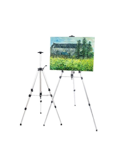 Lüx Titanium Metal Tripod Şövale Metalik Mavi