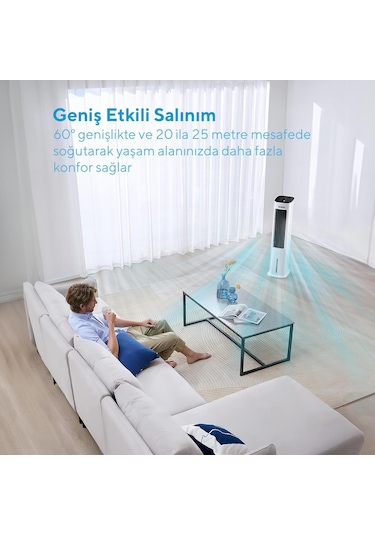 Kumtel Sulu Portatif Soğutucu Air Cooler Hac-02