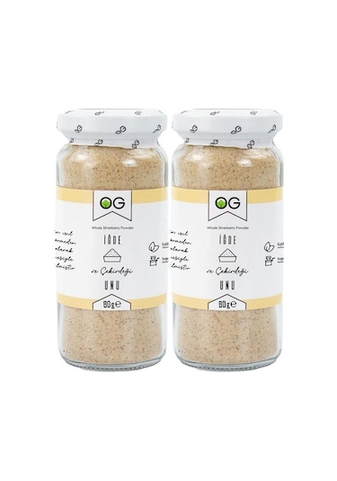 OG natural 2'li İğde ve Çekirdeği Unu 80 Gr Meyve