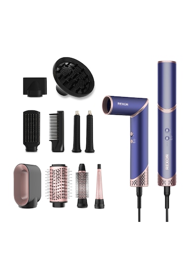Rexon Flex 10-ın-1 Hot Air Wrap Saç Kurutma ve Şekillendirme Seti