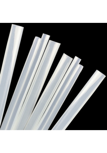 Monyee 7mm X 100mm Transparan Isı Macunu Çubukları, 20w Isı Makinesi İçin, El İşleri Ve Sanat Çalışmaları İçin, 50 Adet Paket