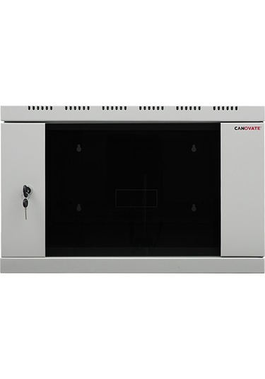 Canovate 12U 19'' 600X600Mm Duvar Tipi Kabinet Tek Gövdeli Gri