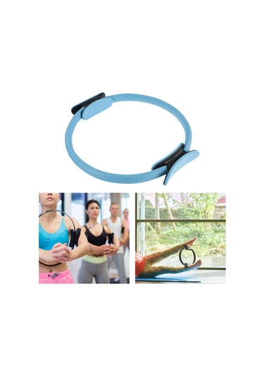 Suntek Pilates Fitness Halkası Cihazı Ev Şekillendirme Mavi Mavi