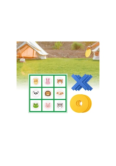 Suntek Tic Tac Toe Satranç Seti Boş Ve Parti Oyuncak Karikatür