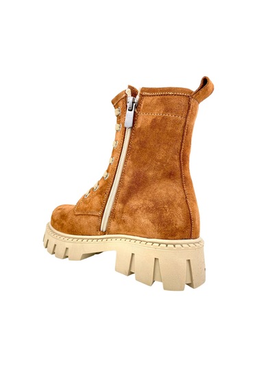 Su Geçirmez Süet Deri Genç Kız Çizme Tarçın Tarçın