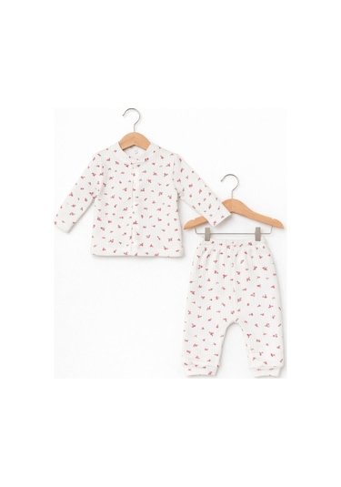 Baby Corner Bebek Pijama Takımı Ekru-renkli