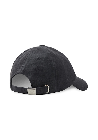 Ucla Fortuno Siyah Baseball Cap Nakışlı - Unisex Şapka Siyah