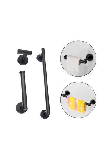 Suntek 3 Parça Banyo Donanım Aksesuar Seti Havlu Askısı 16