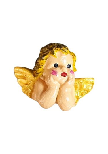 Uretti - Ayşe 7362 El Yapımı 2'li Sevimli Melek Magnet Seti - 4 X 5 Cm