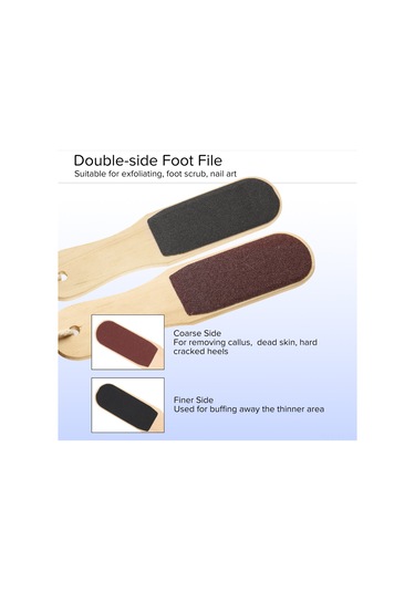 Shineyee Ahşap Tabanlı Çift Taraflı Ayak Çalı Kaldırıcı - 4 Adet Set, Pürüzsüz Ayak İçin Ergonomik Pedikür Aracı