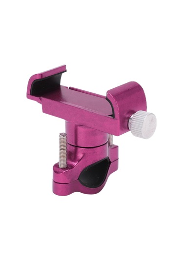 Ximistore9 Alüminyum Bisiklet Telefon Tutucu, 360 Derece Döner, 20-35mm Direk Uyumlu, 6-10cm Telefonlar İçin, Dayanıklı Ve Sağlam, Motosiklet Elektrikli Araçlar İçin Pembe Pembe