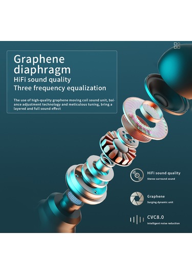 Mufunye Tws-209s Kablosuz Bluetooth Kulaklık: 5.1 Teknoloji, 9d Gürültü Önleme, Dokunmatik Kontrol, Su Geçirmez Tws-209s