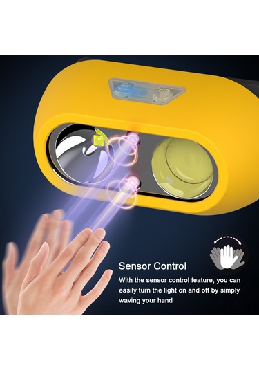 Padalink Hafif Ağırlıklı, Su Geçirmez, Usb Şarjlı, Çok Modlu Baş Feneri Kamp, Balıkçılık Ve Açık Hava İçin Pratik Işık Çözümü Sarı