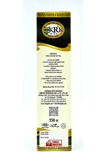 Kabak Çekirdeği Yağı 250cc Krk Gıda