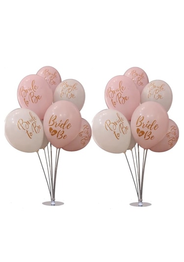14 Bride To Be Balon + 2 Balon Standı Bekarlığa Veda